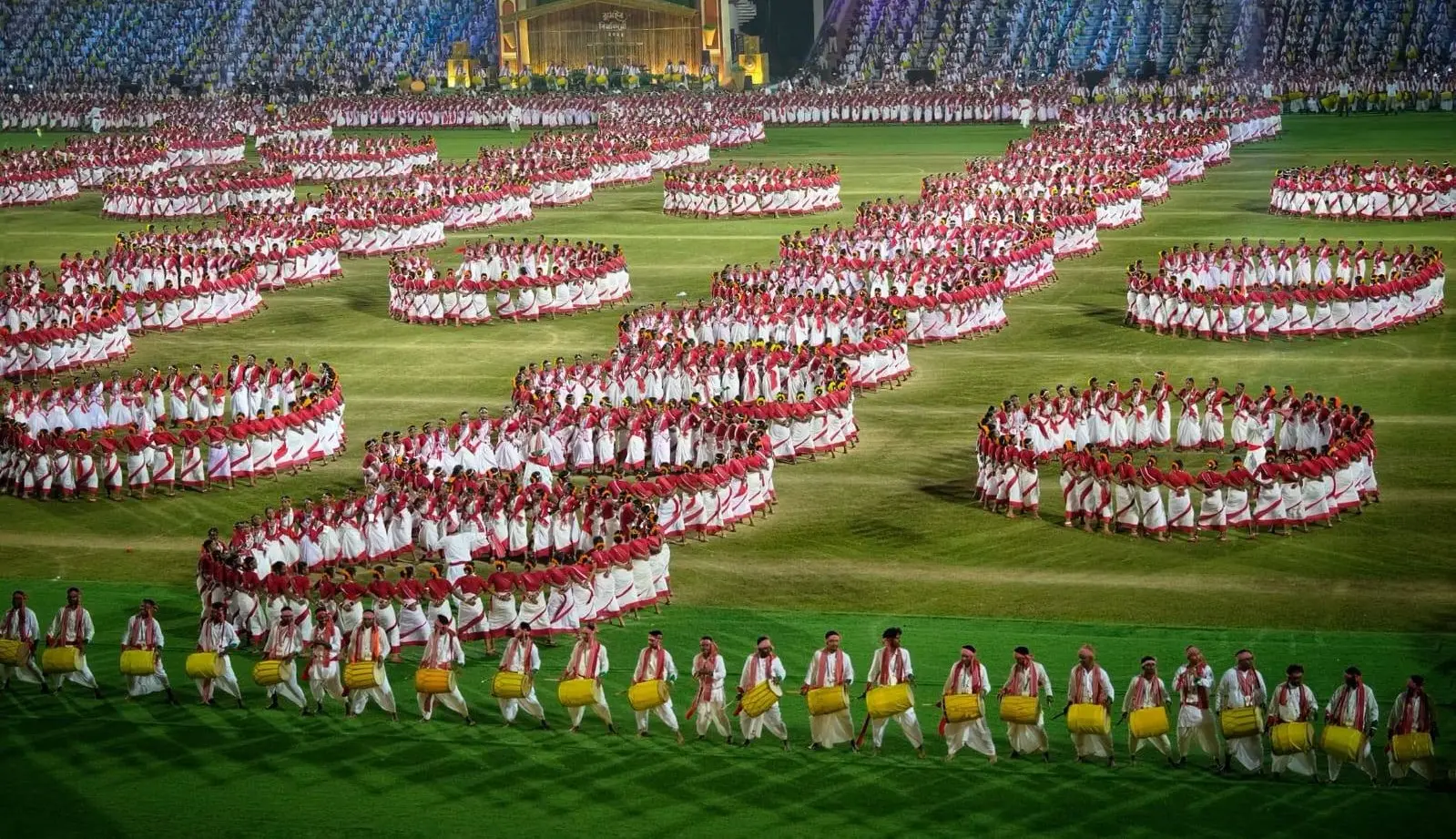 Assam’s ‘Jhumoir Binandini’ Sets Guinness Record with 8,500 Jhumur Dancers