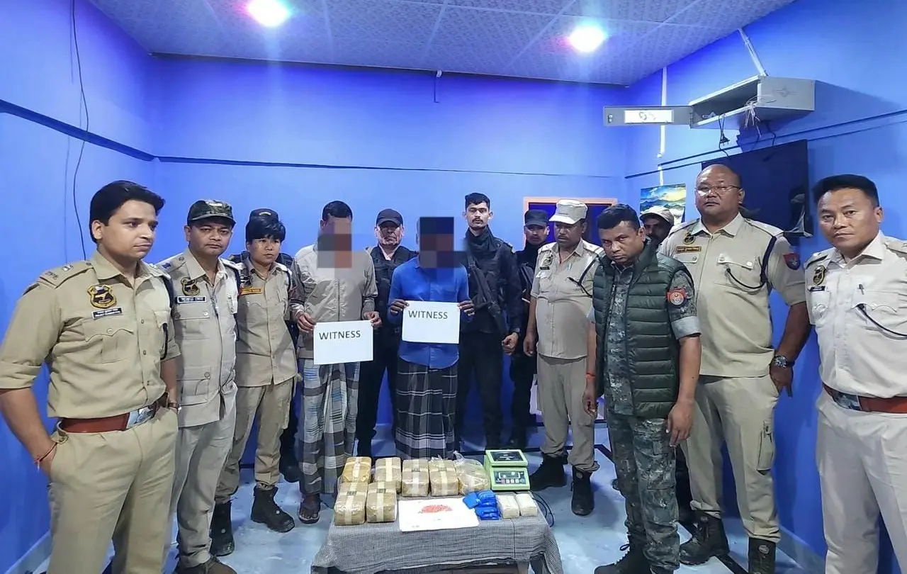 Cachar Police Seize ₹20 Crore Worth YABA Tablets Near Assam-Mizoram Border